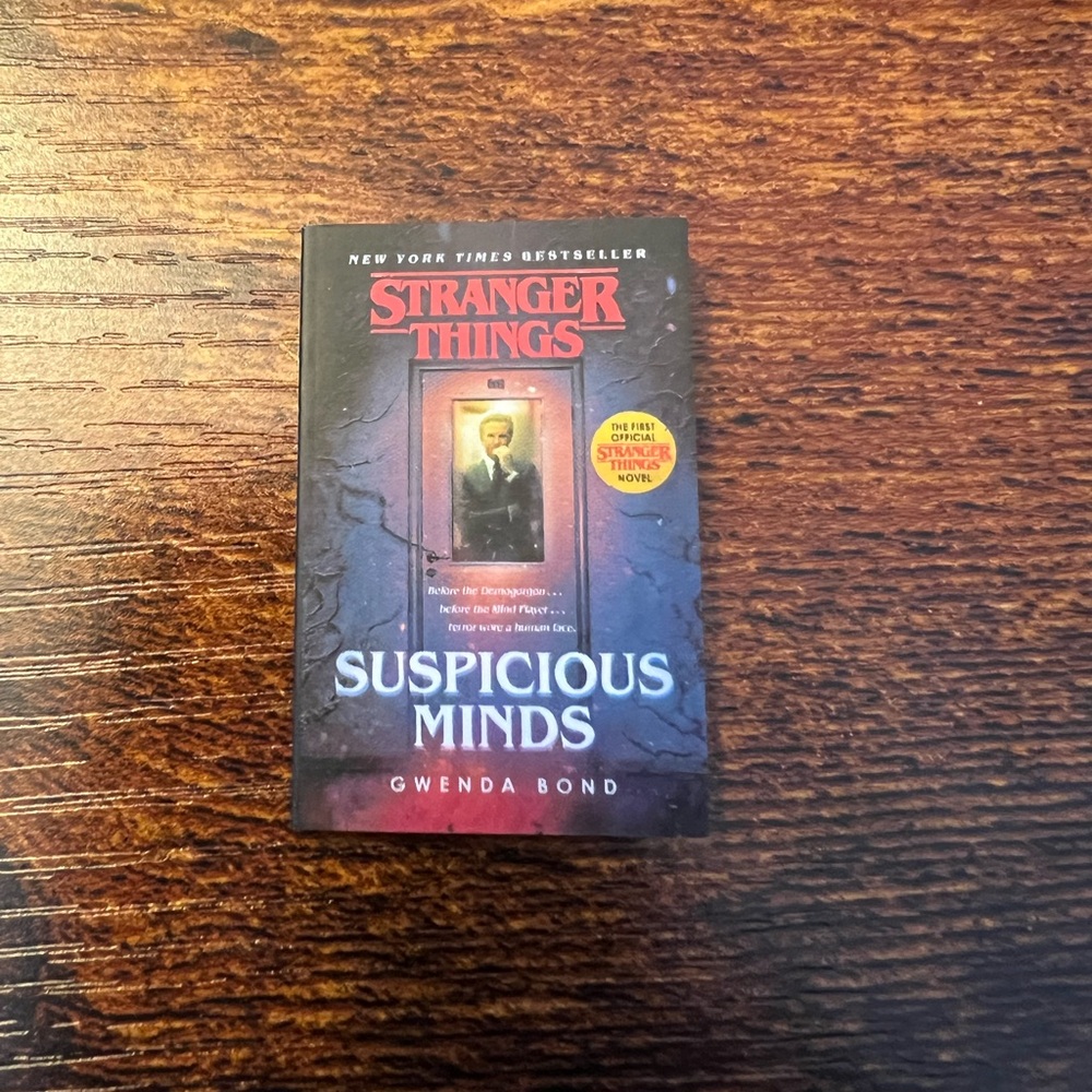 Mini Brands Stranger Things Suspicious Minds Novel by Gwenda Bond